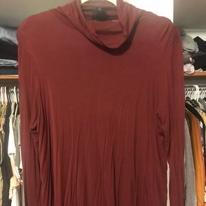 Cowl neck tunic